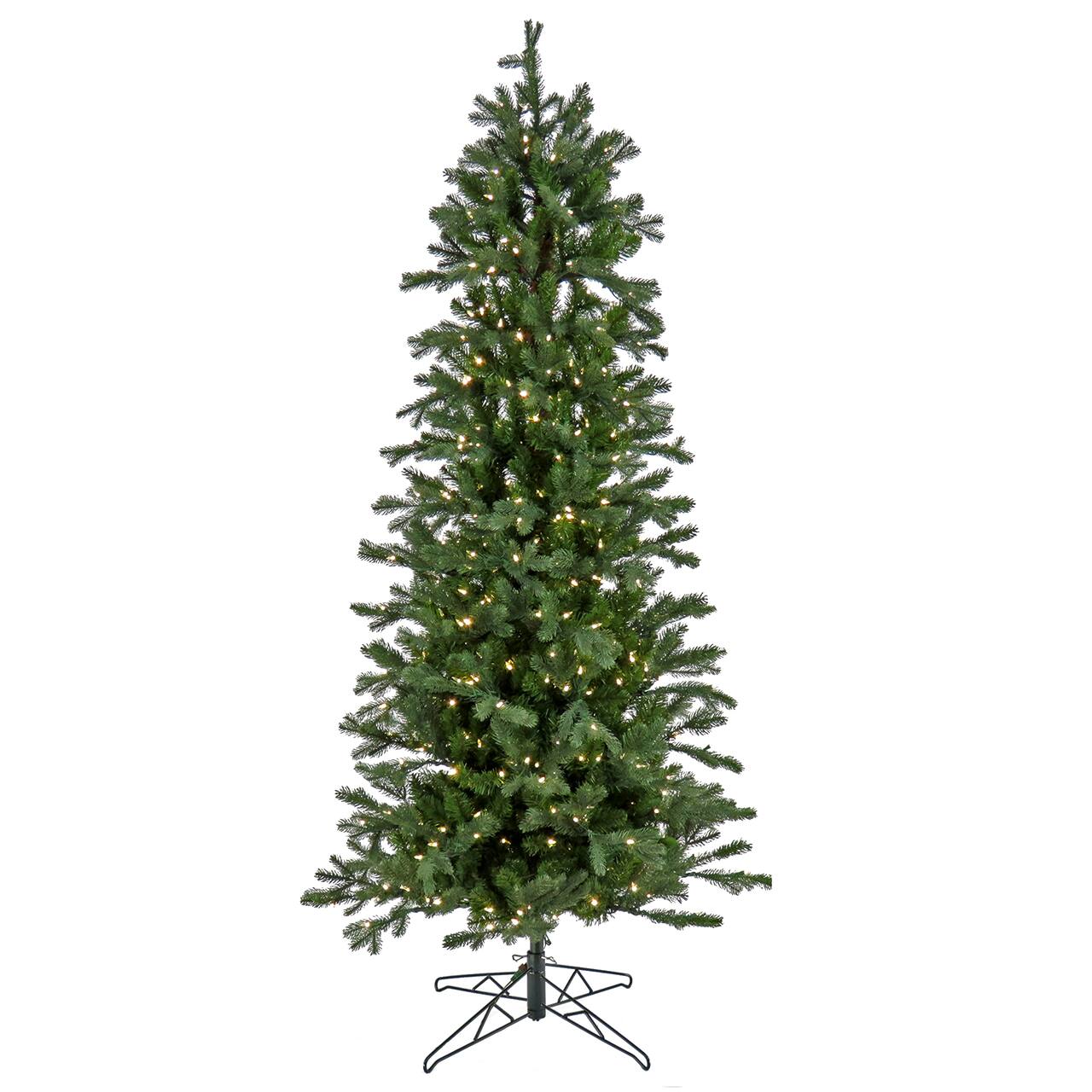 6.5ft. Pre-Lit Balsam Artificial Christmas Tree, Dual Color® LED Lights